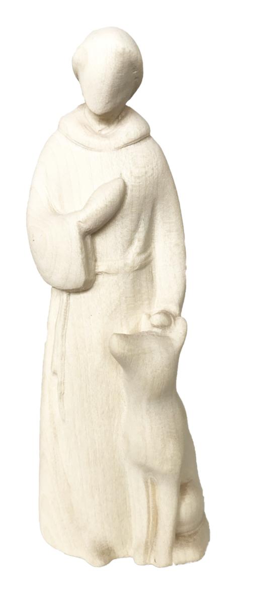 San Francesco in stile moderno in legno - 100.0 cm