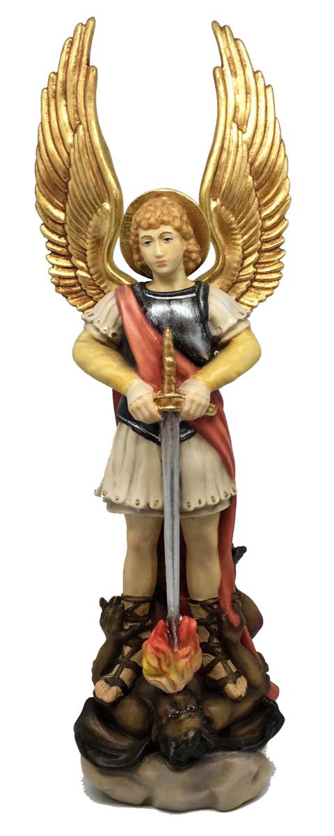Statua di San Michele Arcangelo vetroresina - 40.0 cm