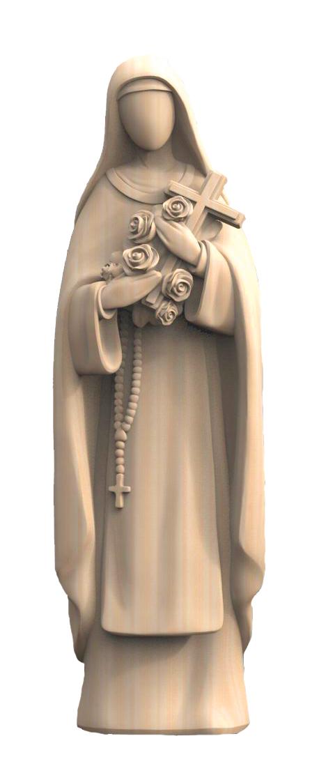 Statua di Santa Teresa di Lisieux - 12.0 cm