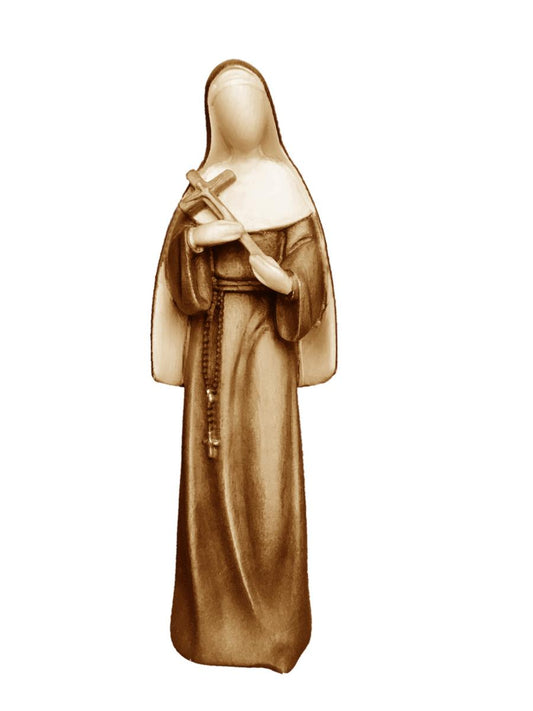 Statua Santa Rita da Cascia design moderno - 20.0 cm