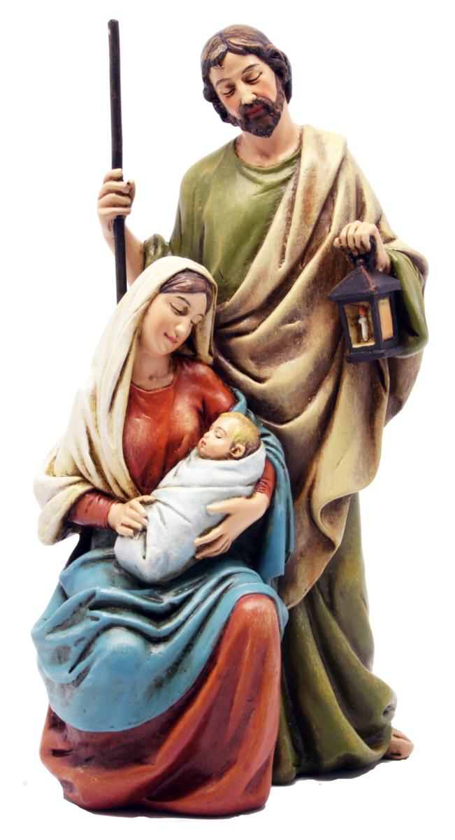 Natività in pasta di legno - 15.0 cm