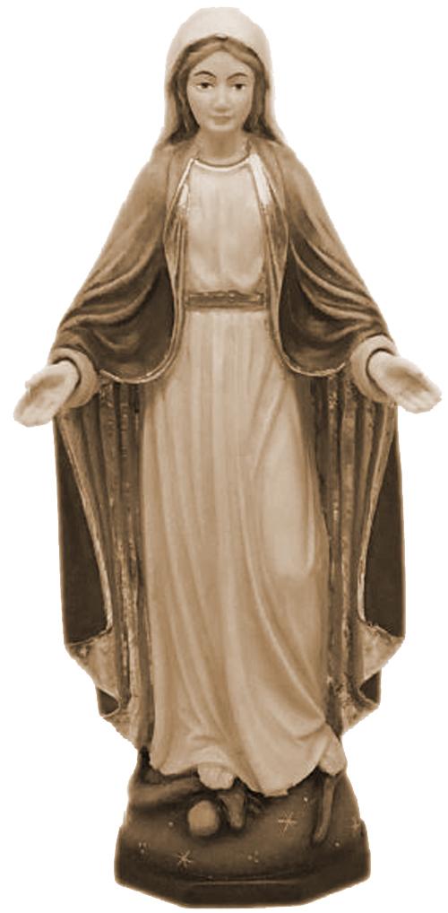 Immacolata statua Miracolosa di legno - 200.0 cm