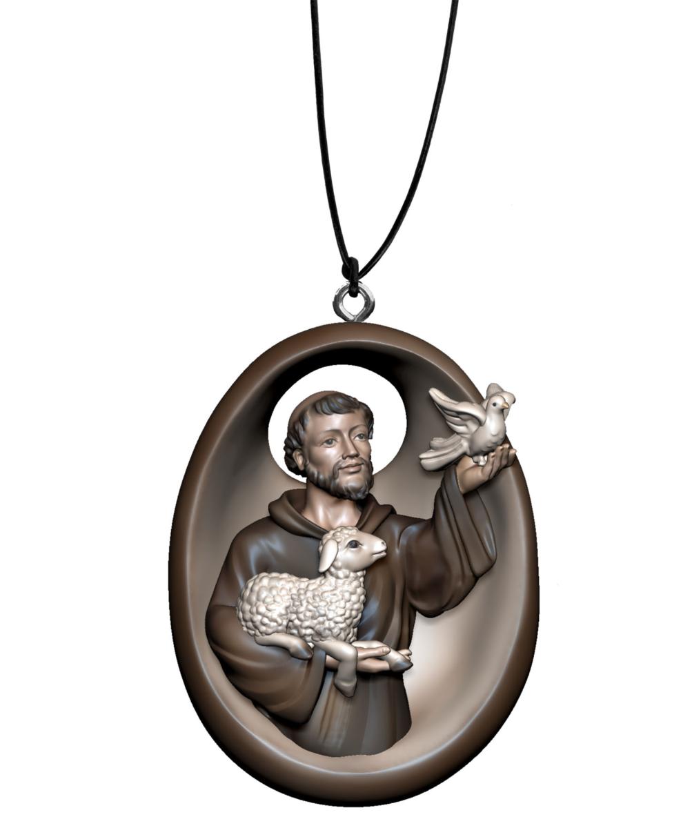 Collana con San Francesco - 1.5 cm