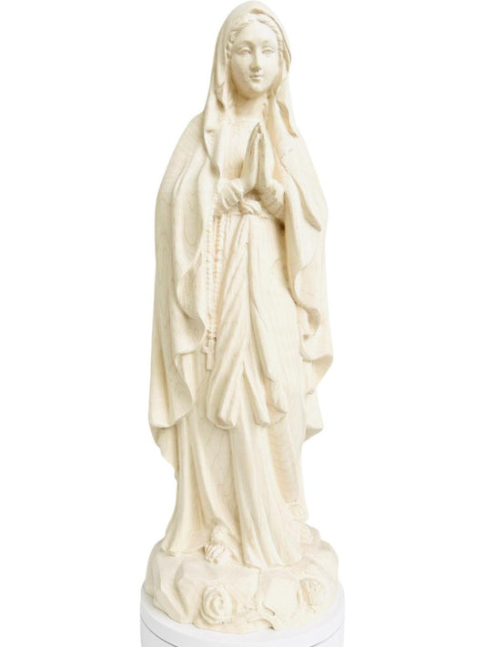 Madonnina di Lourdes in legno - 60.0 cm