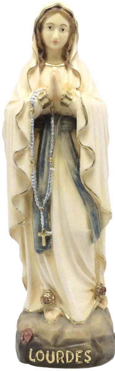 Statua Madonna di Lourdes di legno - 20.0 cm