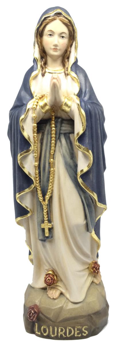 Statua Madonna di Lourdes di legno - 60.0 cm