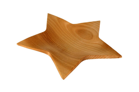 Ciotola stella in legno 23 x 23 cm