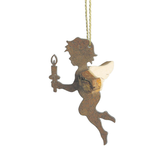 Cherubini volanti in legno 6,5 cm