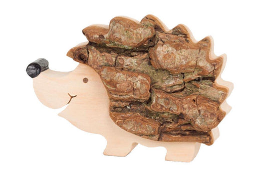 Riccio in corteccia in piedi 7,5 cm