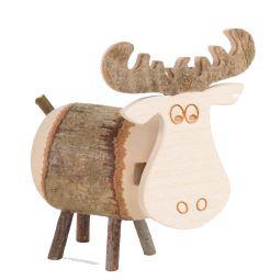 Renna di legno da 7 cm