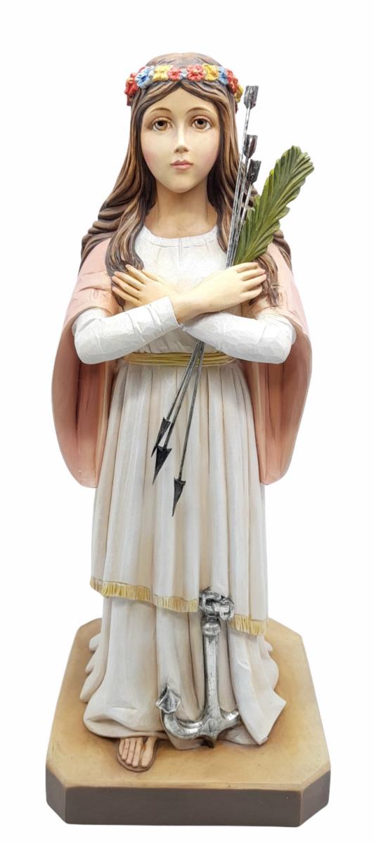Santa Filomena splendida scultura scolpita a mano - 80.0 cm
