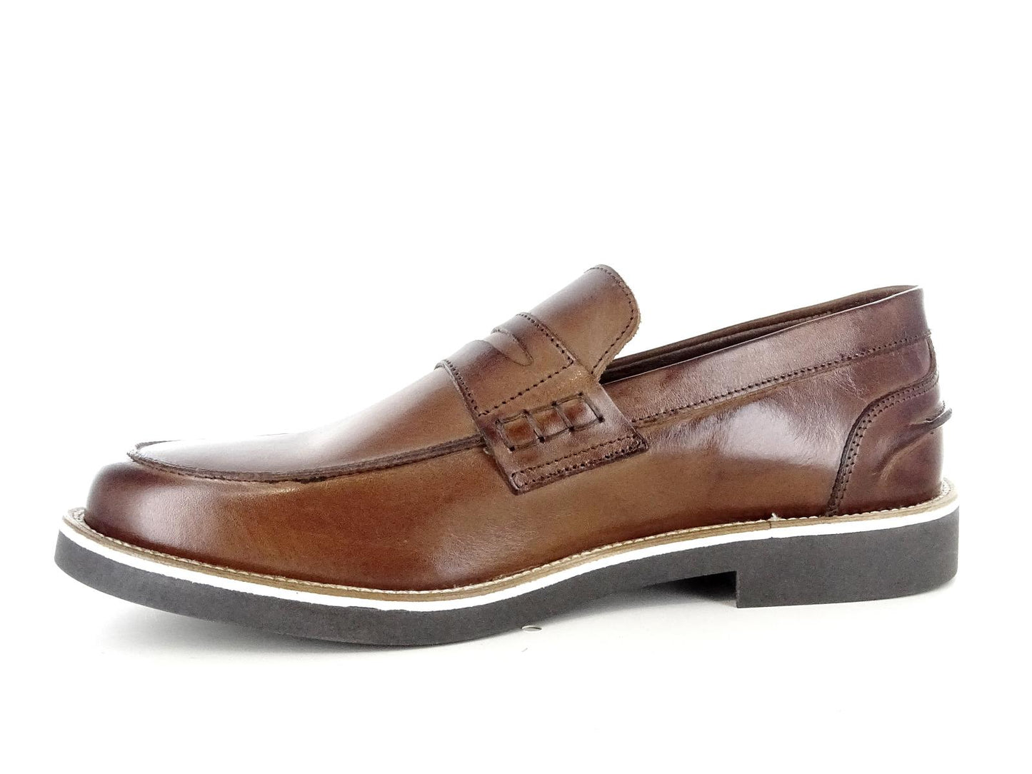 ESSEFFE 014PELLE MOCASSINO UOMO