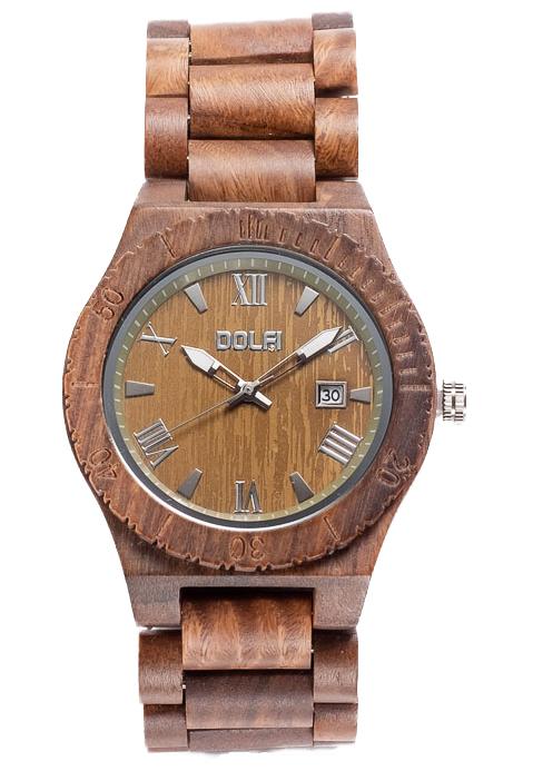 Orologio in legno sandalo da uomo, Tuareg